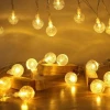 Super bright 10M 100leds Crystal bubble Ball LED Light String Fairy Lamp for  Wedding Party Christmas holiday Decoration