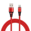 Super strong 3ft  Nylon Braided Micro USB Cable for Iphone