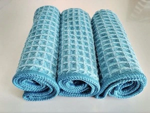Superior Microfiber Waffle Weave Drying Towel/microfiber car wash