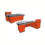 Supermarket Checkout Counter Cashier Table Checkout Counter with Conveyor Belt