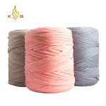 T shirt yarn for handbag knitting spaghetti yarn for wholesale