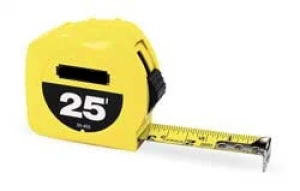 Tape Measure 3/4Inx16 ft Yellow In/Ft/mm