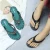 Import The new flip-flops on the beach for women to wear flat heels web celebrity fashion versatile rhinestone sandals from China
