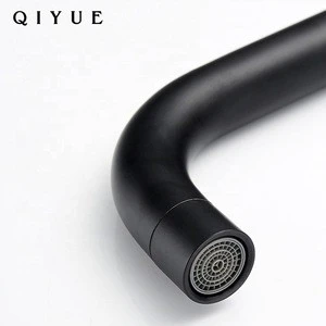 The new sanitary wares single handle matte black painted kitchen sink water faucet taps