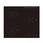 Three heads induction cooker cooktop built-in