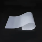 Three layers polyester film transparent