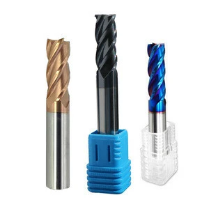 TialN coating tungstend carbide end mills used milling cutters