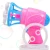 Import Tik Tok Hot Selling Cheap Fan Shape Kids Bubble Gun Machine Toy Full Automatic Blowing Bubble Water from China
