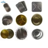Tin lid/Tinplate metal cover/bottom/Tin End for Round tin can  Square can