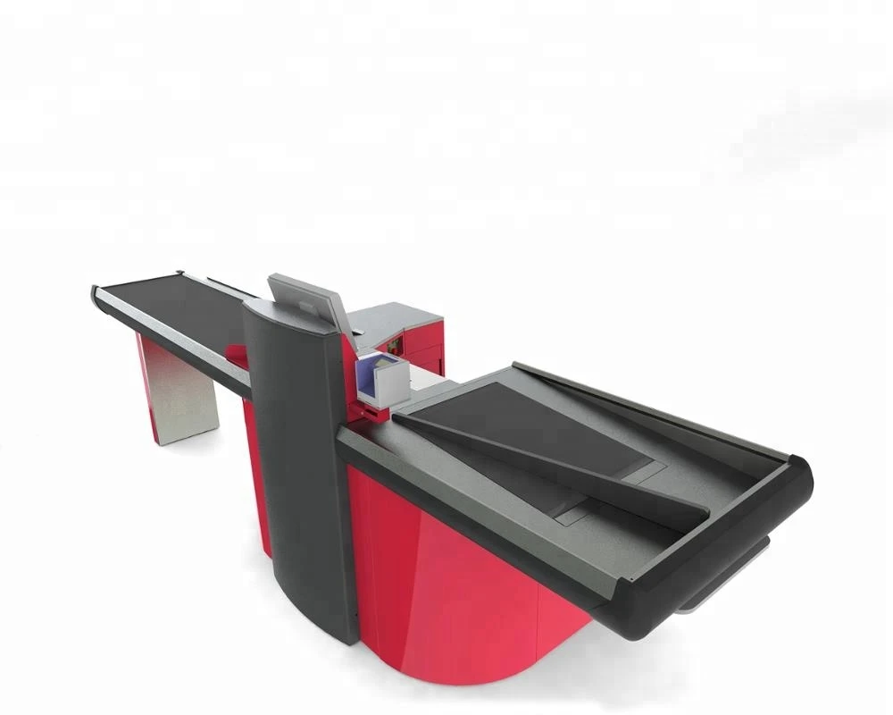 To Your DOOR supermarket fixture motorized checkout counter cash register stand with great price