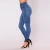 Import Top Design Fashion Women&#039;s jeans denim  High Waist Plus Blue Jeans for Women from China