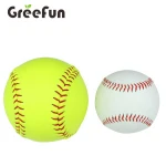 Top Quality 9 Inch and 12  Inch PVC Leather OEM Baseball Balls Factory Custom Softball Manufacturers