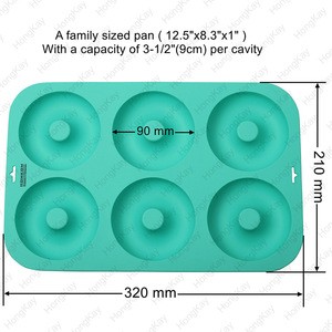 Top selling Baking Pan with 6 cup Silicone Cake Plate - BPA Free