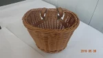 Top-selling  Bike Basket Wicker/good Quality Strong Bicycle Front Basket