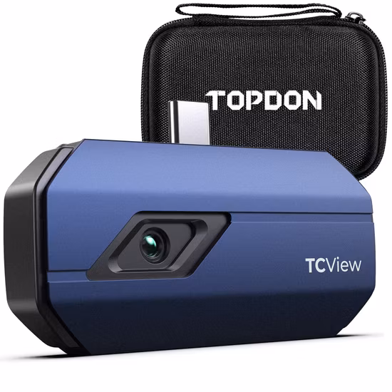 Topdon Factory Supply Tc001 256X192 Mini High Solution Mobile Smartphone Use Infrared Thermal Android Imaging Camera Thermal Imager