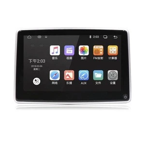 Touch screen 10 inch portable android led headrest car monitor