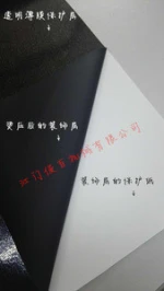 Tpu material decorative films garment accessories for pocket and clothes