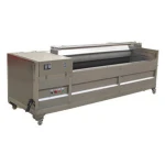 trade shows for industrial automatic stainless steel brush commercial vegetable washer machine