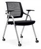 Training chair With tablet folding conference chair student desk and chair with wheels