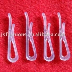 transparent garment plastic clip