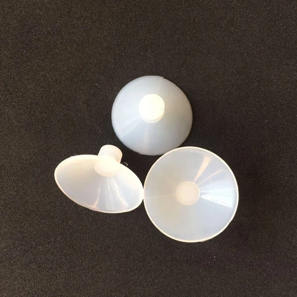 Transparent PVC Suction Cup With Plastic Head