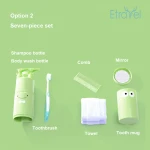 Travel Sets Toothbrush Cup 7 In 1 Portable Wash Set Storage Case