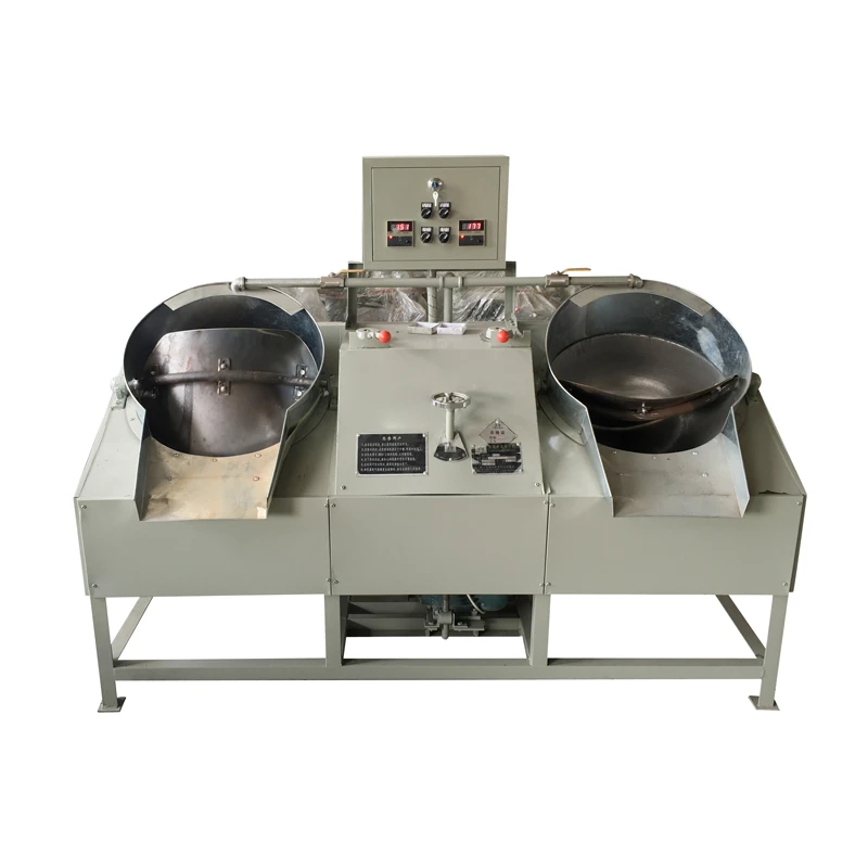 Trending hot products pearl/ball/gunpower type Two pan tea roaster tea leaf processing machine