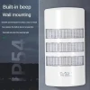 Tri-color audible and visual warning lights with buzzer wall mounted LED flashing alarm signal indicator light