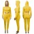 Import Two Piece Tracksuit Women Solid Color Casual hoodie tracksuit Stack Sweat Pant Jogging Set Two Piece Suit from China