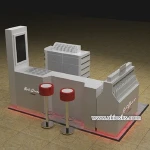 UK 10ft x 6.5ft fine nail bar manicure kiosk 3D free design nail mall salon station