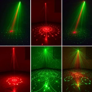 U`King Mini Disco laser Lights Projector Stage Light laser lights