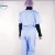 Import Unisex Medical Hospital Scrub Suit Uniform with light blue color from China