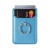 Import Universal Phone Pocket Sticker Saffiano Leather Card Holder Wallet Case With Finger Ring from China