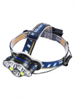 USB Charge Multiple Lights Head Lamp Rechargeable Hiking Camping LED Headlamp