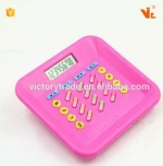 V-CP01 Wholesale lcd display electronic 8 digit desktop pill button plastic calculator