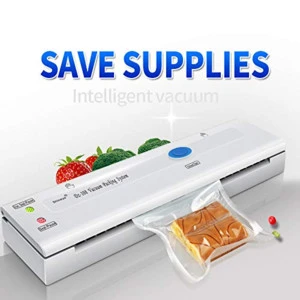 Vacuum Sealer Machine Food Saver Vacuum Sealer, Multifunction Automatic Vacuum Sealer for Food Preservation, Led Indicator Light