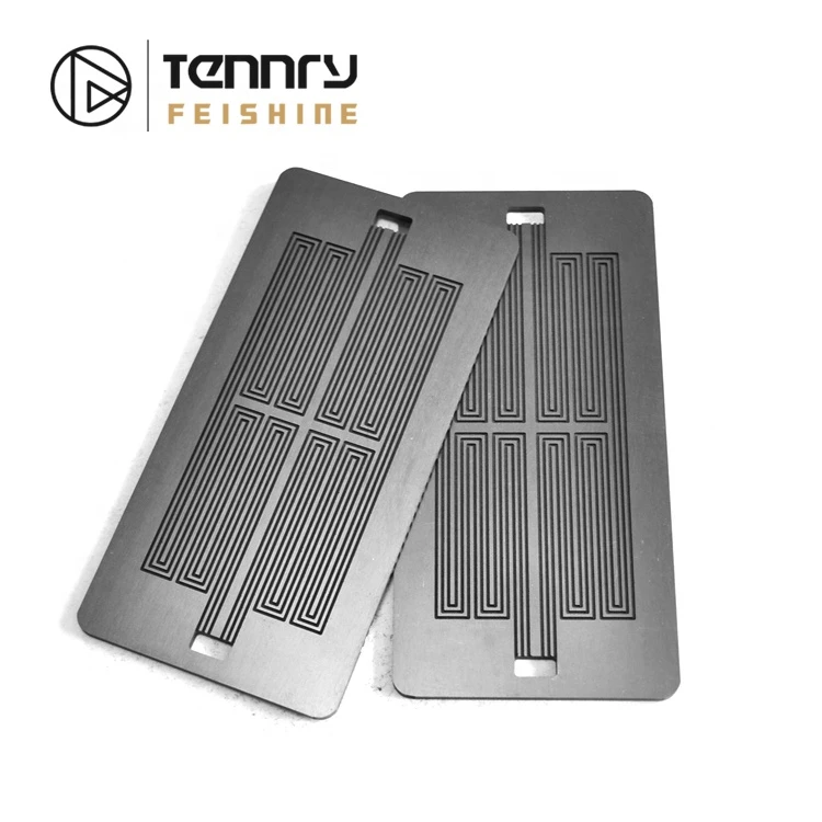 Vanadium Battery Customized Graphite Bipolar Plates with Groove