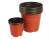 Various plastic PP nursery double color flower pot Plastic plant pots for plants planter garden