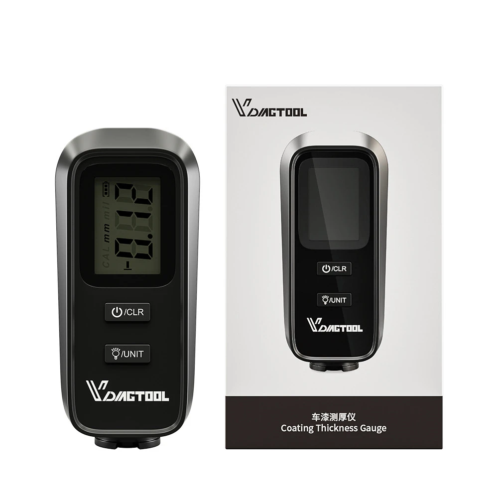 VDIAGTOOL VC100 PAINT TESTER LCD DISPLAY THICKNESS COATING METER