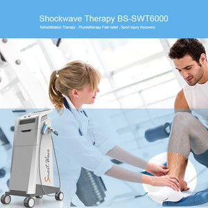 Vertical model physical therapy massage hammer BS-SWT6000 Shockwave equipment for Chiropractic Sports Medicine