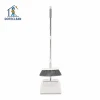 Vertical standing design dustpan and  folding Broom Plastic Household Cleaning Broom Dustpan Set-2 poles