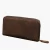 Import Vintage Crazy Horse Leather Men Long Wallet Men Business Zipper Wallet Clutch Genuine Leather Phone Wallet from China