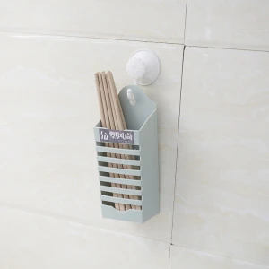 Wall Mounted Kitchen Tool plastic  Cutlery Storage Holder PP Plastic Chopstick and Spoon Holder