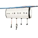 Wall mounted retractable auto combination hose reel