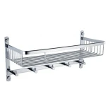 Wall Mounting Bathroom Hanging Shower Caddy,Metal Bathroom Rack