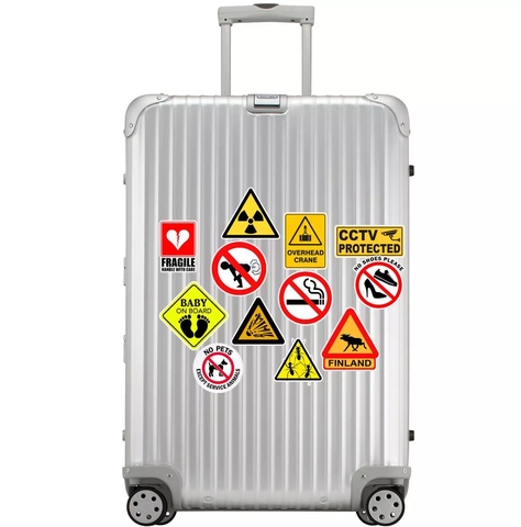 Buy Warning Stickers Danger Banning Signs Reminder Waterproof Decal ...