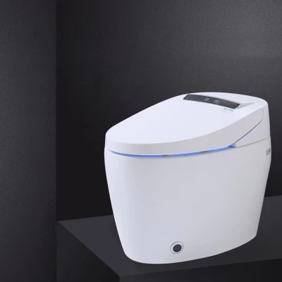 Water saving smart Intelligent P-trap toilets ceramic smart wall hung mounted toilet