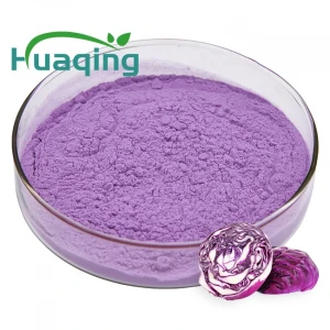 Water soluble red cabbage powder