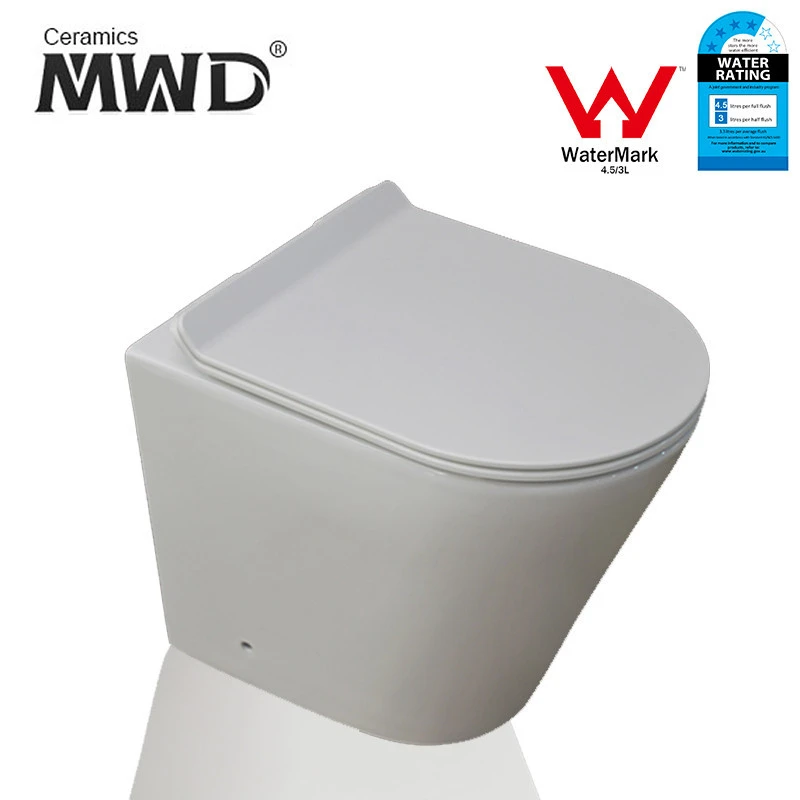 Watermark ceramic bathroom rimless toilet wc floor mounted toilet seat M3314B