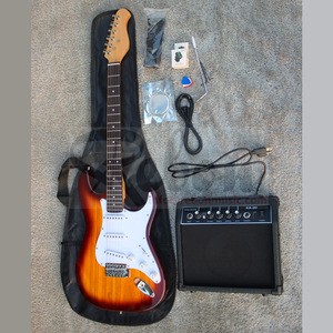 Weifang Rebon ST Beginner Electric Guitar Package/Guitar Set/Guitar kit with 20 Watt Amplifier